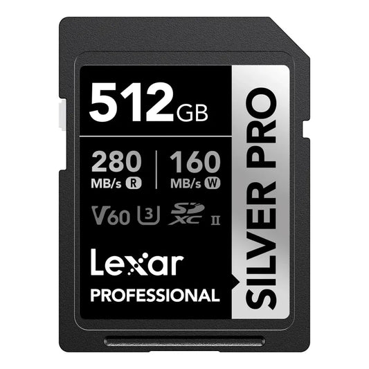 Memoria Lexar Silver Pro Sdxc Uhs-ii 512gb 280/160mb/s V60