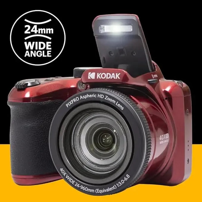 Camara Digital Kodak Pixpro Az405 Full Hd 1080p Rojo