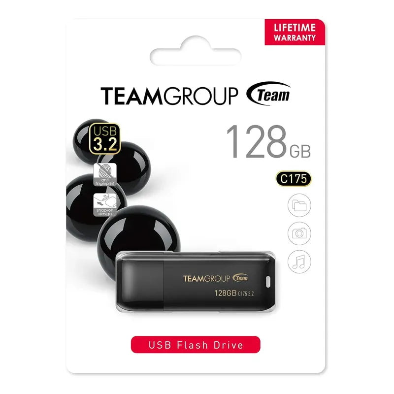 Pendrive Team Group 128gb Usb 3.2 Gen 1 Negro