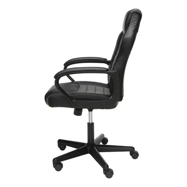 Silla Para Juegos Ofm Essentials Collection Racing Style Negro Cuero