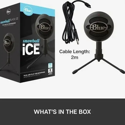 Microfono Blue Snowball Ice Grabación Condensador Pc Mac Usb
