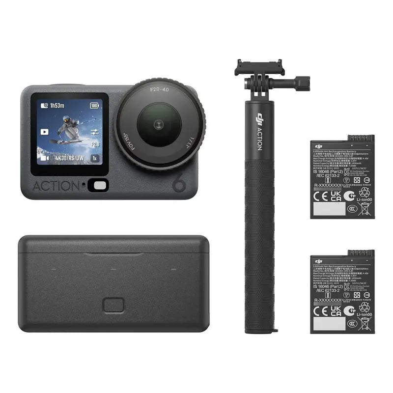 Camara Dji Osmo Action 6 Enhanced Combo, 8k 4horas