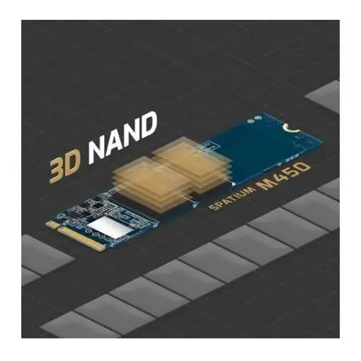 Msi Spatium M450 M.2 2280 1tb Pci-e.4.0 X4, Nvme 1.4 3d Nand Negro