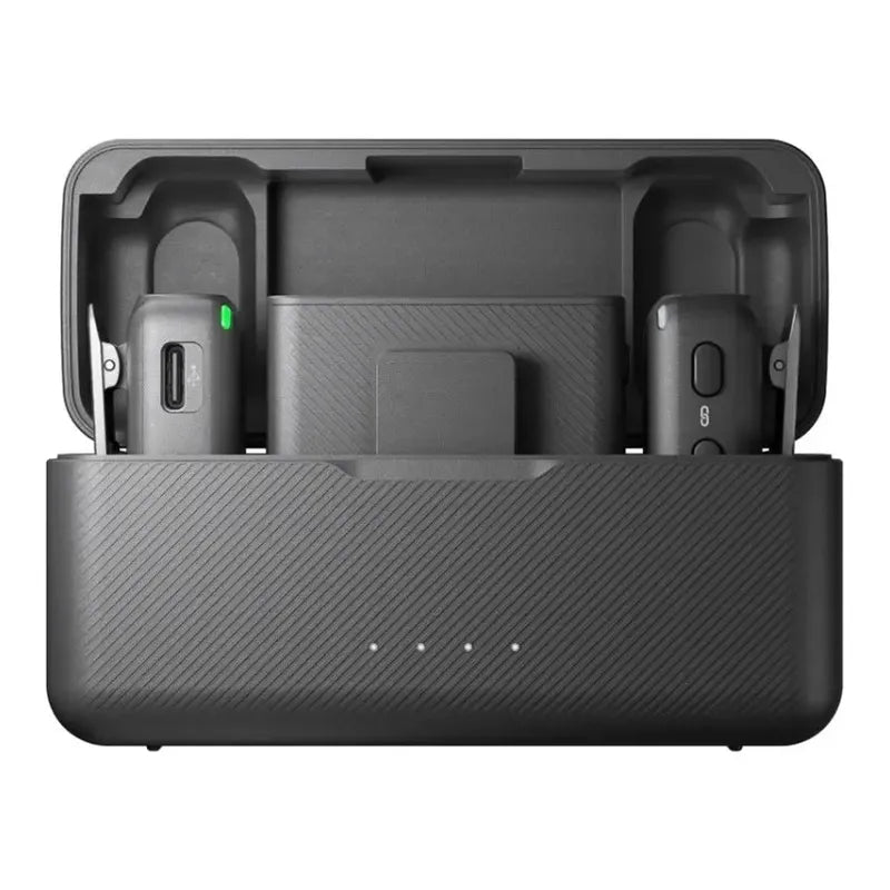Micrófono Dji Mic Wireless Doble Canal Bateria 15hrs Negro