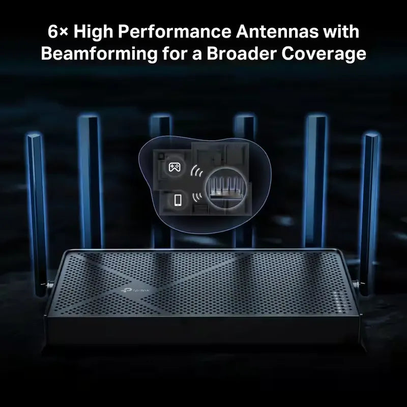Router Tp-link Be6500 Dual-band Wi-fi 7 Puerto 2,5 Gpps