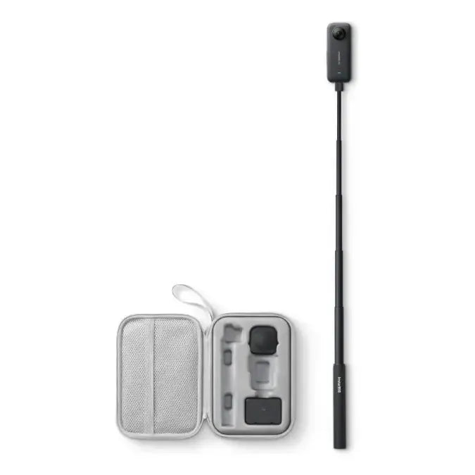 Camara Insta360 X3 Premium Kit Waterproof 360, 48mp 5.7k Negro