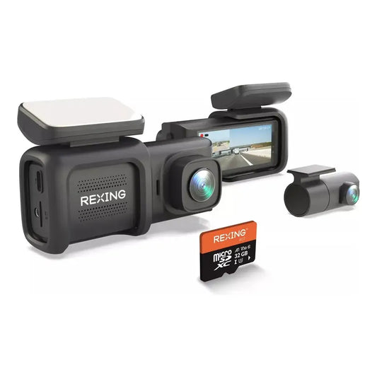 Camara De Tablero Rexing Dt2 1080p Dash Cam