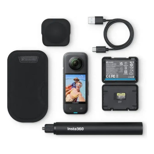 Camara Insta360 X3 Premium Kit Waterproof 360, 48mp 5.7k