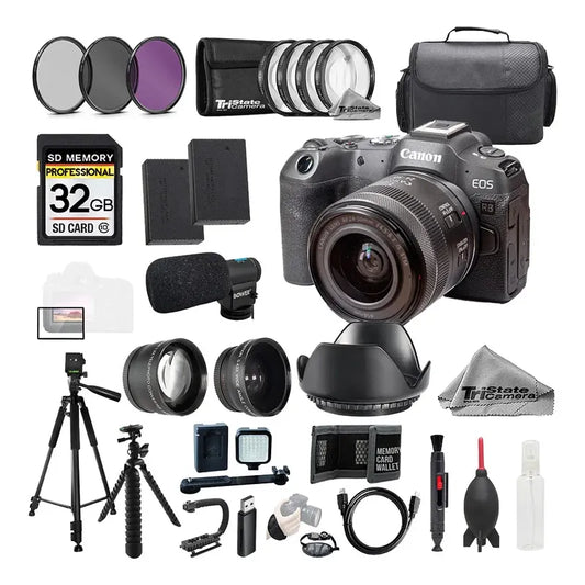 Camara Canon R8 + Rf 24-50mm Is Stm Lens Mega Kit