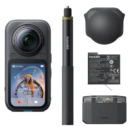 Insta360 X6 Camara De Accion 8k 360 Essential Bundle