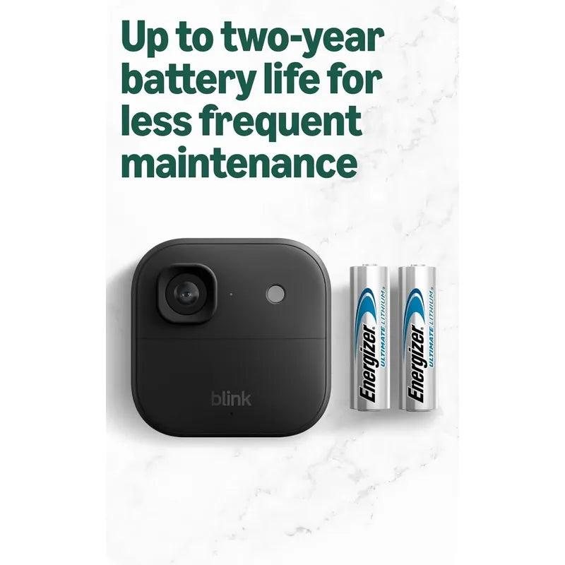 Cámara De Seguridad Inteligente Wireless Blink Outdoor 2k+