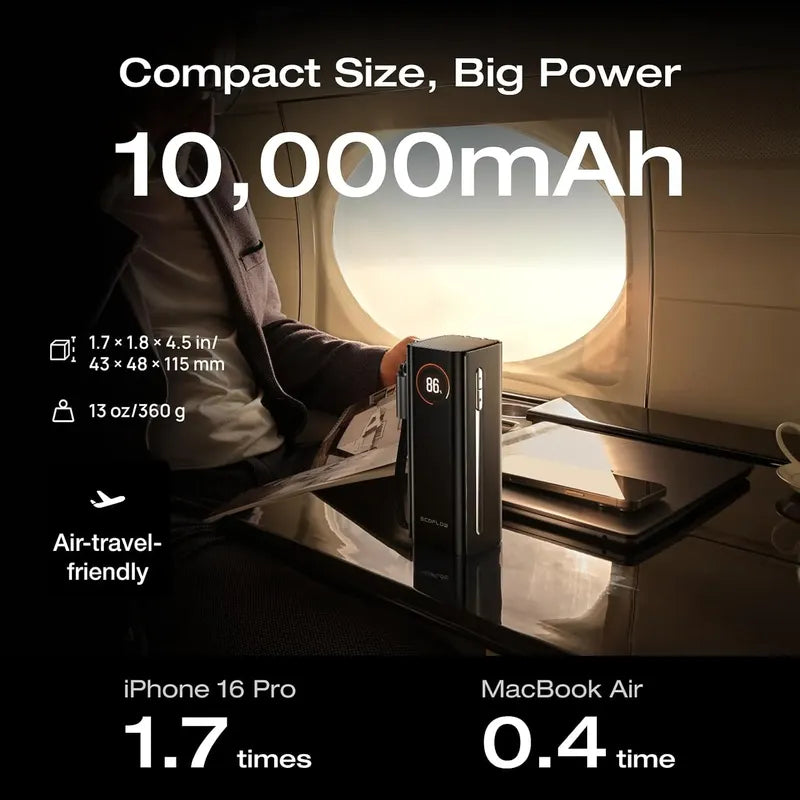 Ecoflow Rapid Pro 3-in-1 10,000mah Power Bank 3 En 1