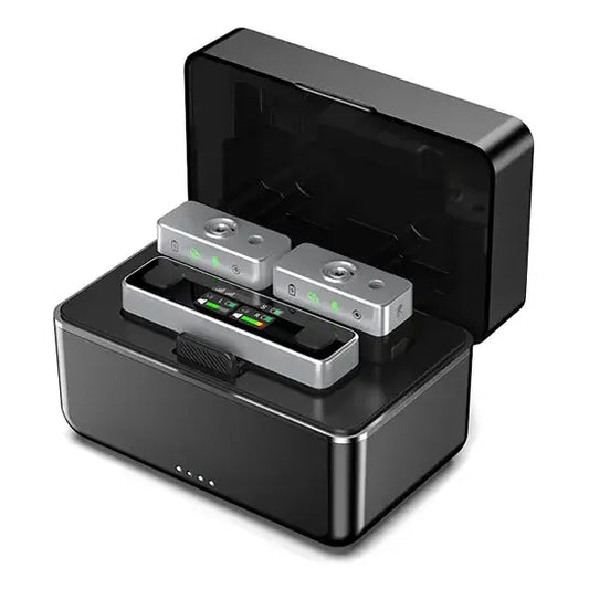 Micrófono Ulanzi Am18 U-mic Duo Inalambrico Negro