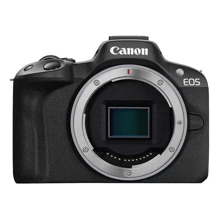Cámara Canon Eos R50 Creator Kit + Tripo Grip Y Micrófono Negro