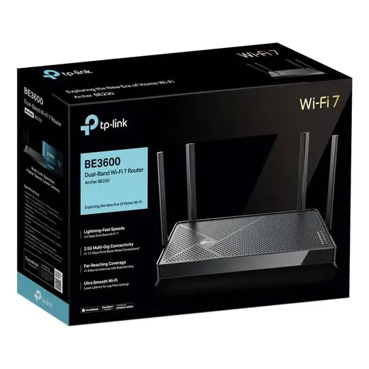 Router Tp-link Be3600 Wifi 7 Doble Banda, Puerto 2,5 Gpps