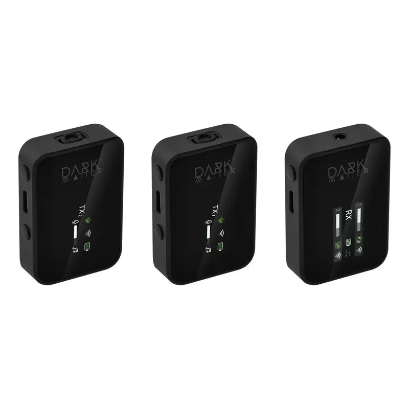 Micrófono Solapa Dark Matter Sentry Streaming De 2,4 Ghz Negro