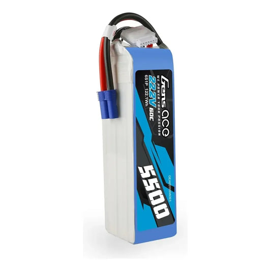 Gens Ace 6s Bateria Lipo 5500mah 22.2v 6s1p 60c Con Enchufe