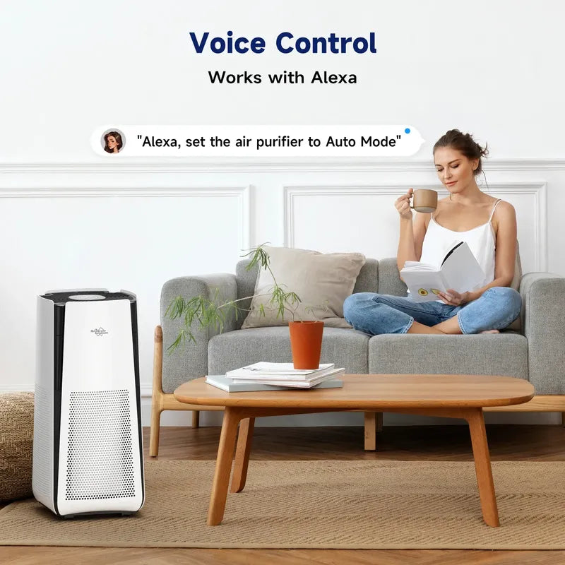 Purificador De Aire Inteligente Wifi Filtros Hepa H13 282 M2