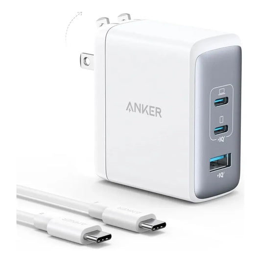 Cargador Anker 100w Usb/usb C Iq Carga Rapida