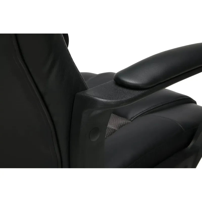 Silla Para Juegos Ofm Essentials Collection Racing Style Negro Cuero