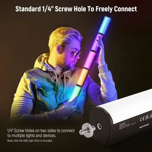 Barra De Luz Magnética Neewer Tl96 Rgb Portatil