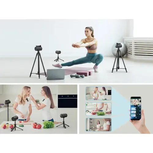 Cámara De Streaming Emeet Hd De 1080p + Microfono Wireless