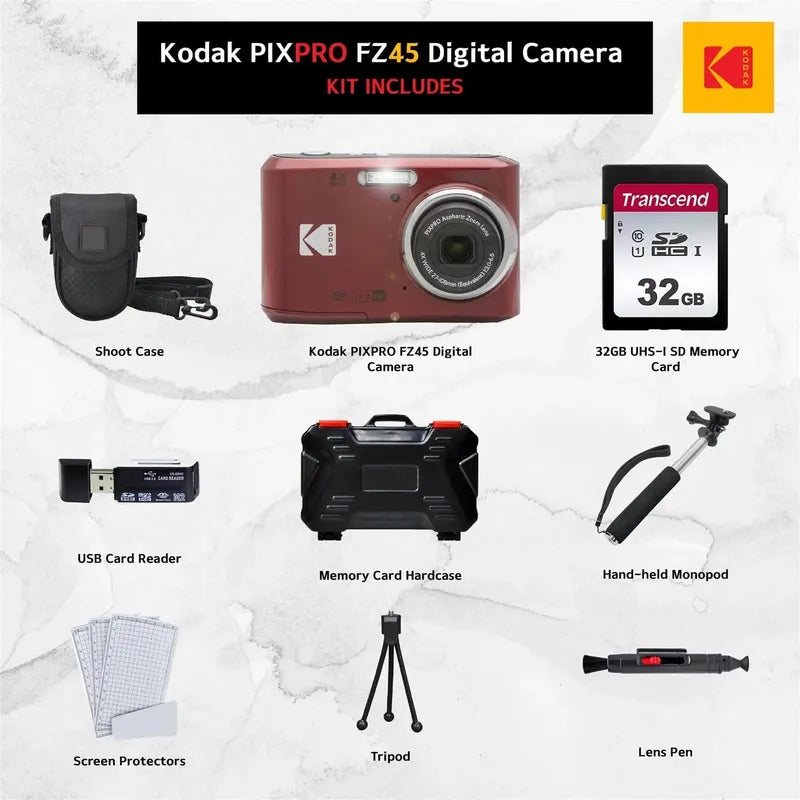Camara Digital Kodak Pixpro Fz45 Kit Bundle
