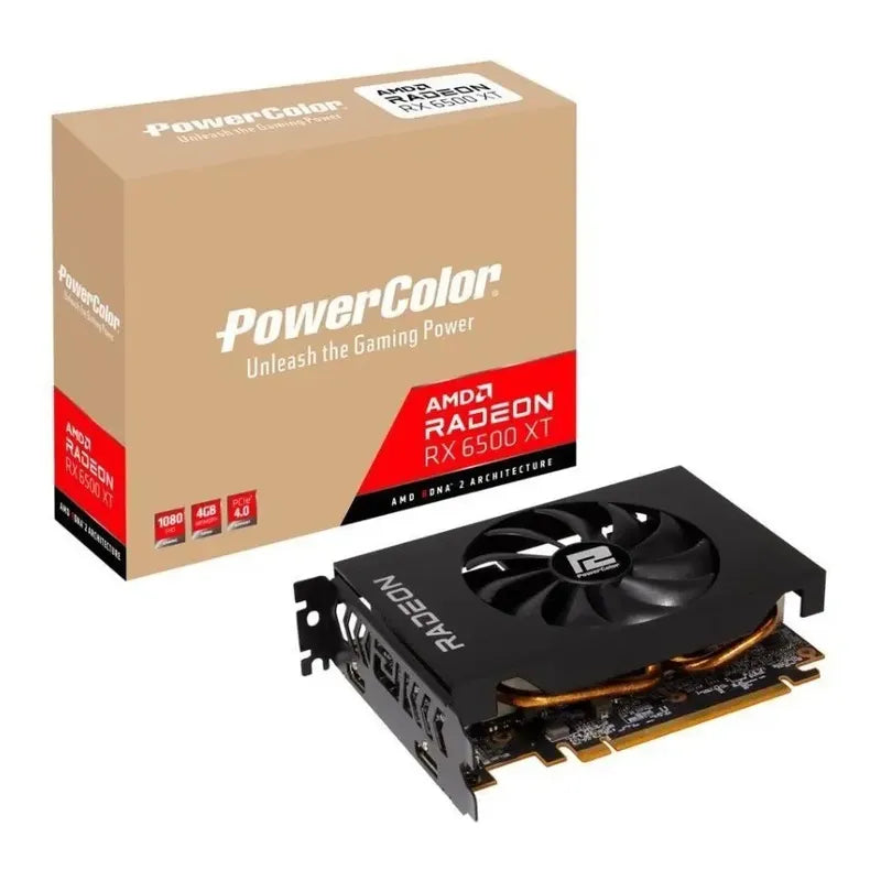 Tarjeta De Video Powercolor Amd Radeon Rx 6500xt  Itx 4gb