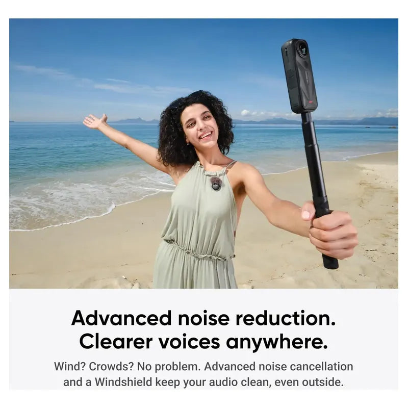 Insta360 Mic Air (1 Tx + 1 Rx) - Micrófono Inalambrico Negro