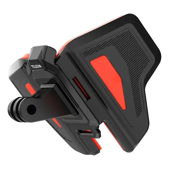 Soporte De Casco Para Cámaras De Acción Telesin Gp-hbm-mt2 Negro