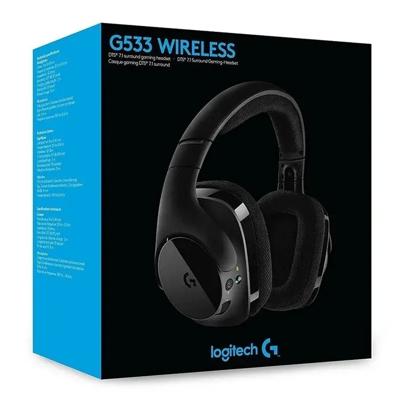Audifono Logitech G533 Wireless Gaming Dts 7.1 Negro