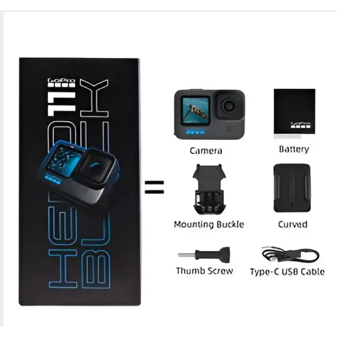 Gopro 11 Black 5.3k60 Ultrahd 27mp Hypersmooth 5.0 Negro