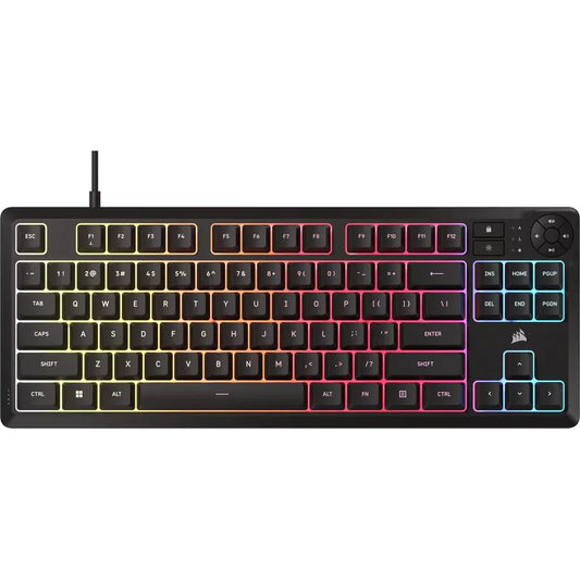 Teclado Corsair K55 Core Tkl Rgb 75% Mecánico