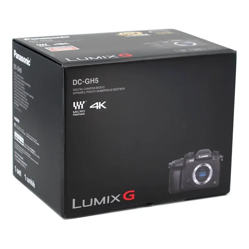 Camara Panasonic Lumix Gh5 4k Mirrorless Negro