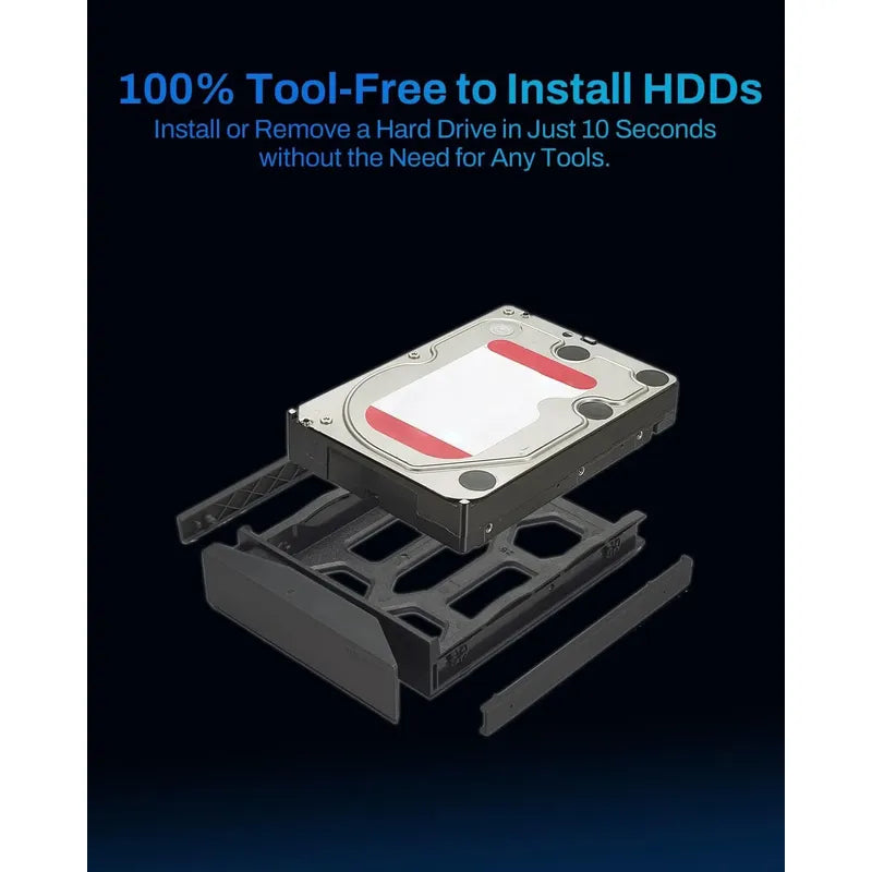 Nas Terramaster F2-425 2-bahia Intel Quad-core Cpu, 4gb Ram