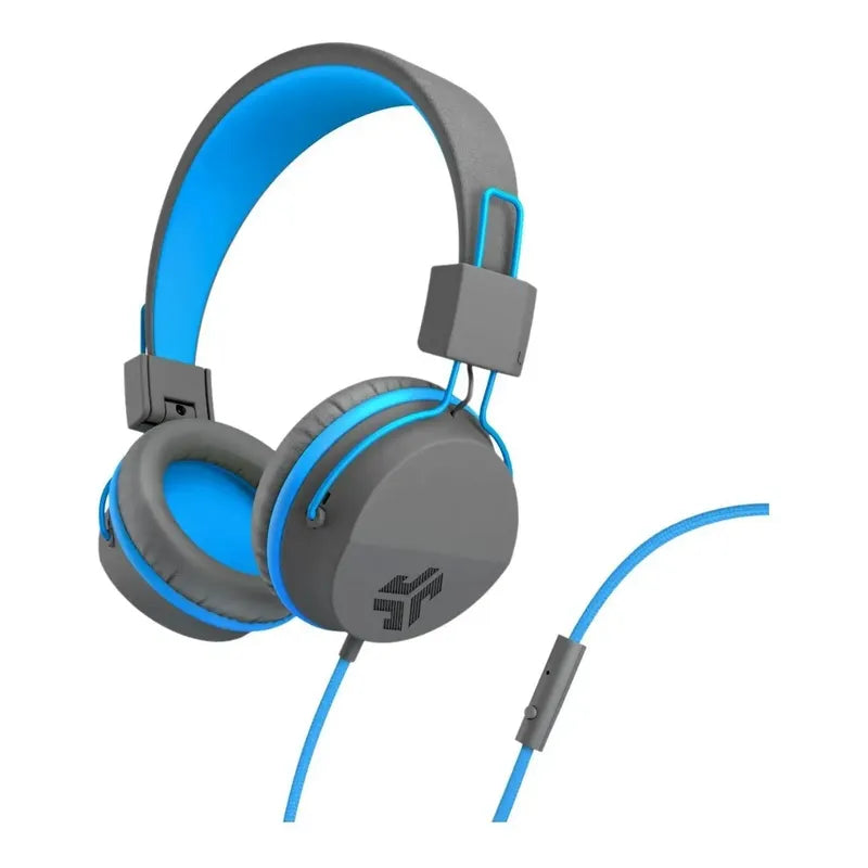 Audifonos Jbuddies Para Niños Con Kid Safe 85db Limite Gris