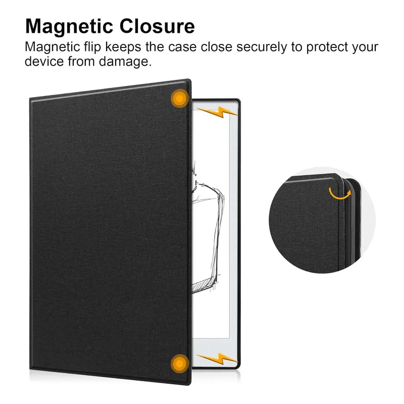 Funda Tablet Remarkable 2, Delgada, Ligera, Soporte Negro