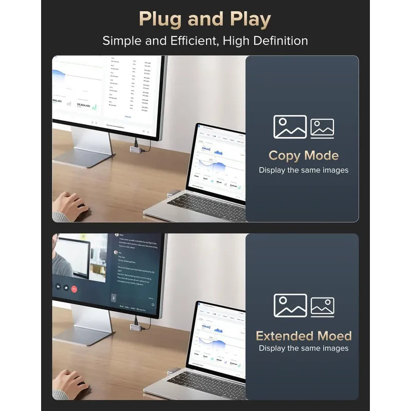 Transmisor Y Receptor De Video Llano S850 Usb-c Hdmi