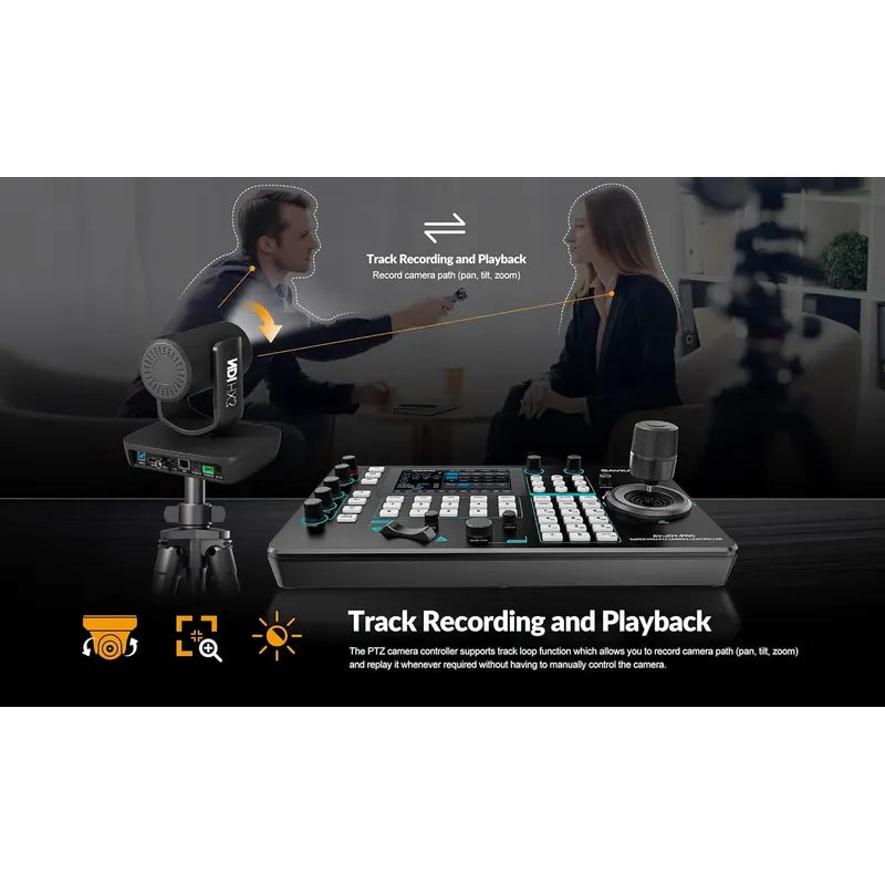 Avkans Pro Ptz Controlador De Cámara Ip Ndi Con Joystick 4d