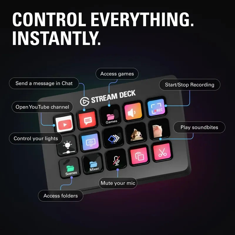 Elgato Stream Deck Mk.2 Controlador De Estudio