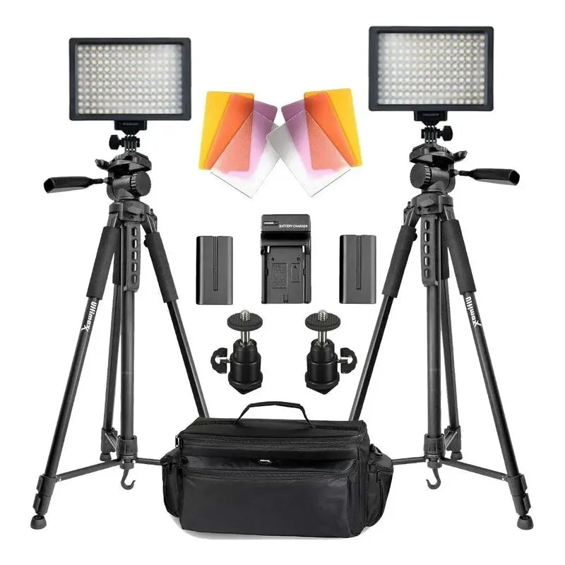 Kit De Luces Ultimaxx Para Redes Sociales, Vlogging Studio
