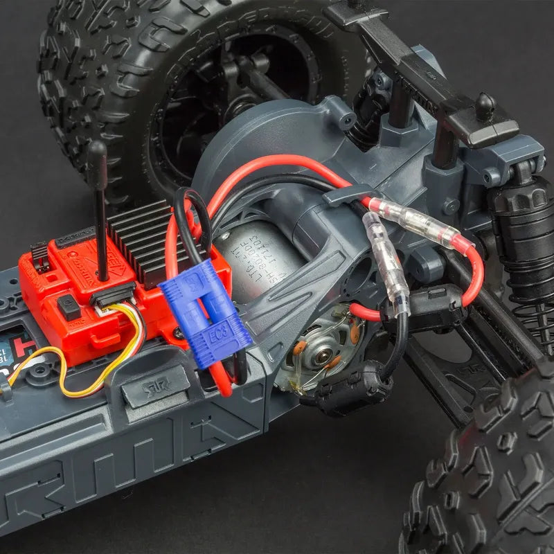 Camioneta Monster Truck Rc Armma Granite Voltage1:10 Brushed Rojo/azul N/a