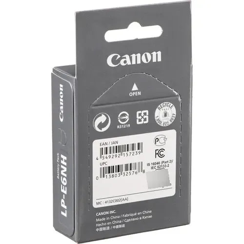 Batería De Iones De Litio Canon Lp-e6nh (7,2 V, 2130 Mah)