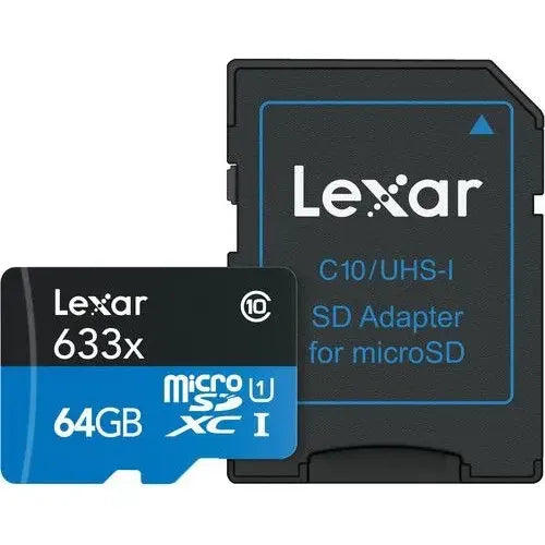 Memoria Microsdxc Lexar 633x Uhs-i 64gb 100mb/s