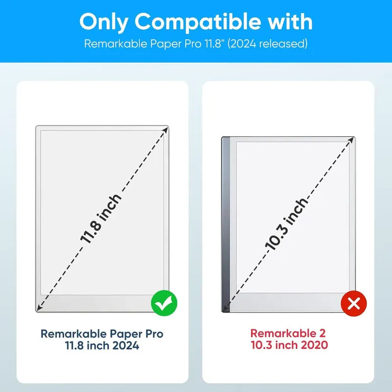 Funda Trifold Case Para Remarkable Paper Pro 11.8