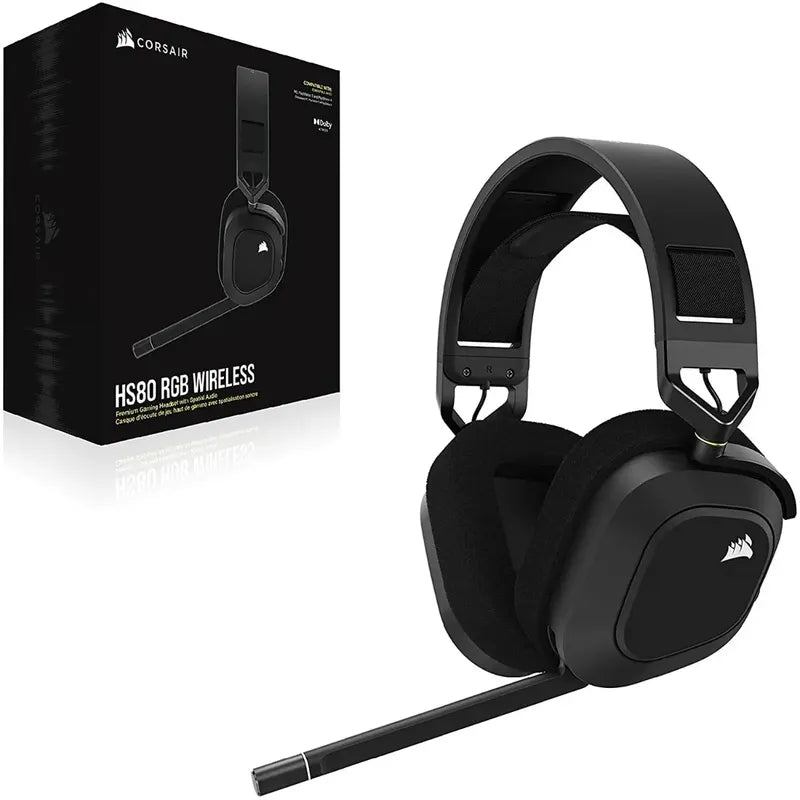 Audífonos Corsair Hs80 Rgb Wireless Gaming Pc Mac Ps4/5