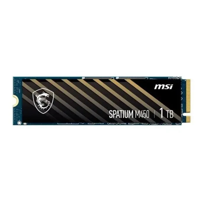 Msi Spatium M450 M.2 2280 1tb Pci-e.4.0 X4, Nvme 1.4 3d Nand Negro