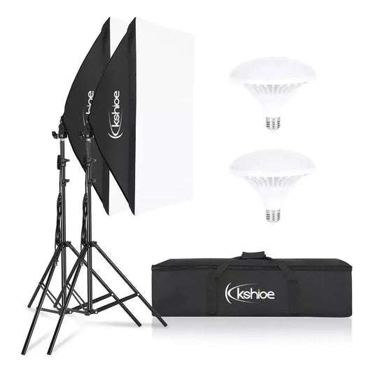Kit De Iluminacion Softbox Kshioe De Luz Led 86