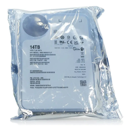 Disco Duro Empresarial Hp/seagate Exos X18 De 14 Tb, Sata