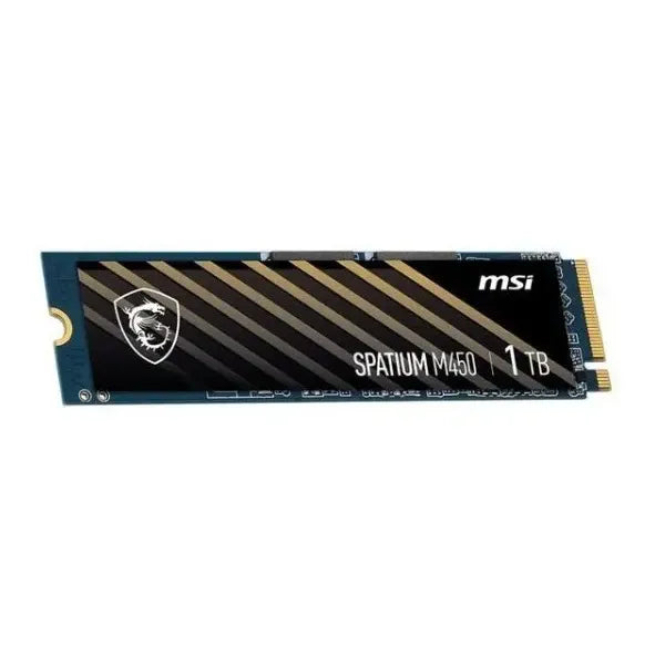 Msi Spatium M450 M.2 2280 1tb Pci-e.4.0 X4, Nvme 1.4 3d Nand Negro